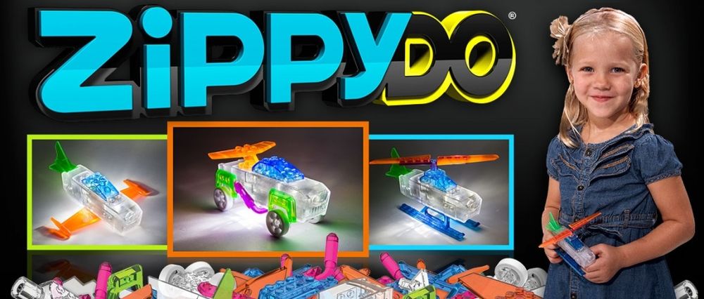 Конструктор Laser Pegs Zippydoo 3 в 1, лазер пегс